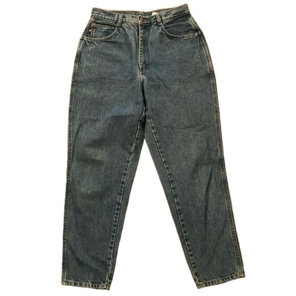 Gitano VTG 90s High Waisted Tapered Denim Mom Blue Jeans Womens Size 14 Short - Picture 1 of 13